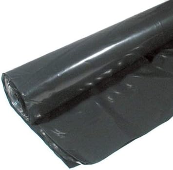Warp Brothers 4CH15-B 15X25 4M BLK PLSTC SHTNG, Black