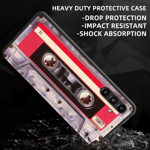 Protection antichoc Coque Galaxy A13 5G style cassette audio - 2