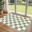Checkered - Green / White