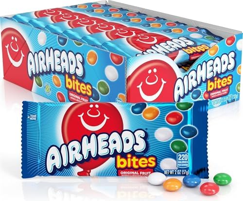 Candy Bites, Assorted Fruit Flavors, 2 Ounces (18-Pack)