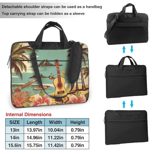 Bolso de Hombro para Laptop Vintage Hawaii Unisex miniatura 2
