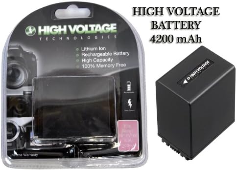 High Voltage Lithium Ion Replacement Battery for Sony NP-FV100