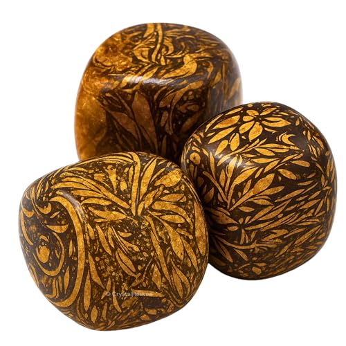 Image of Certified Mariyam Healing Tumbled Stone, Natural Polished Crystals For Diy Crafts, Manifestation, Meditation, Pooja Feng Shui And Reiki Healing (30 Grams)