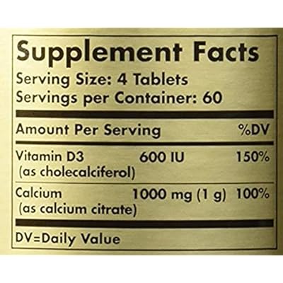 Solgar - Calcium Citrate With Vitamin D