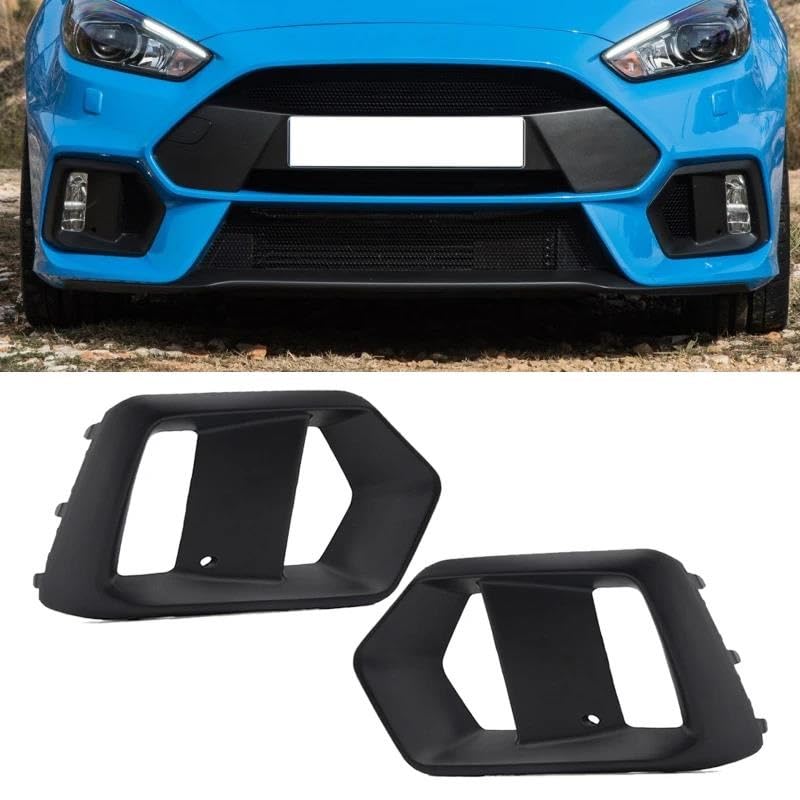 Couvercle phare antibrouillard noir mat pour Ford Focus RS 2016-2018