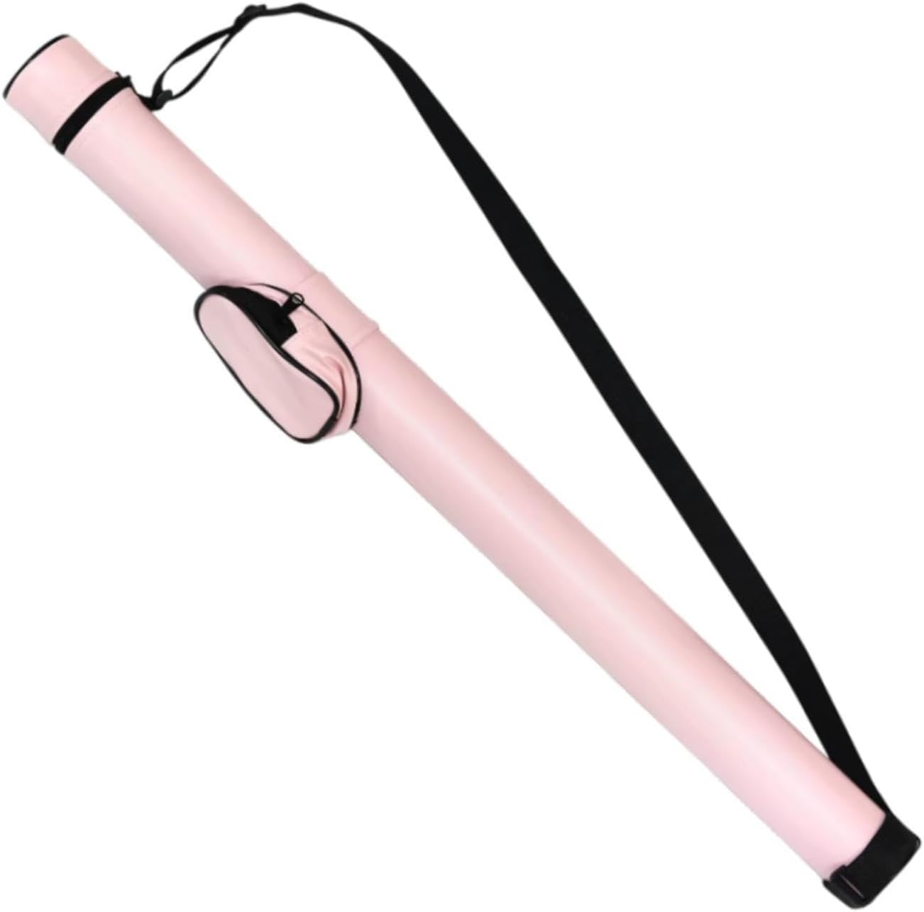 2 Holes Pool Cue Case Billiard Pole Storage Bag Pink Snooker Gift with Side Pockets Billiard Pool Cue Bag Organizer for Women