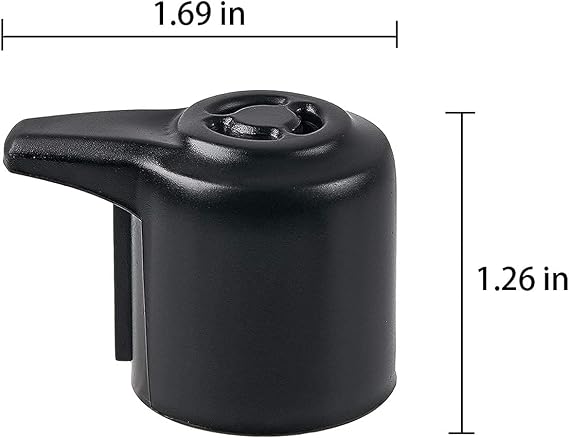 2Pack Steam Release Valve, Universal Pressure Valve Release Handle for Instant Pot 3, 5, 6, 8 Qt Quart, Electric Pressure Cooker Valve Replacement Part Steam Release Accessories