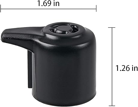 2Pack Steam Release Valve, Universal Pressure Valve Release Handle for Instant Pot 3, 5, 6, 8 Qt Quart, Electric Pressure Cooker Valve Replacement Part Steam Release Accessories