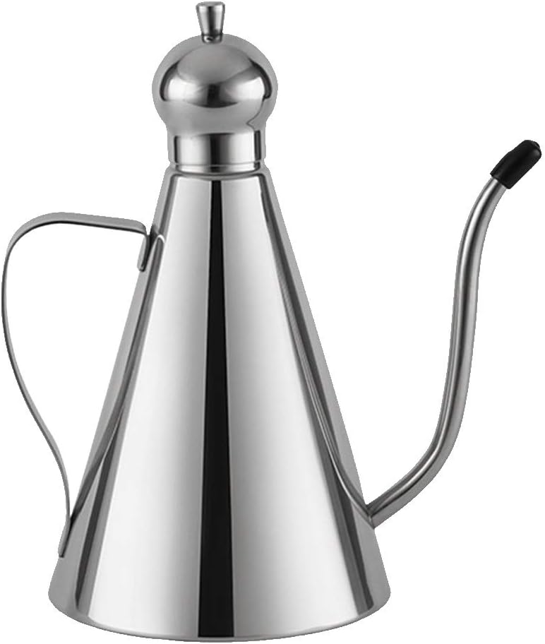 VIDI Vinegar Dispenser Condiment Multi Use Teapot Storage Kitchen Seasoning Stainless Steel Container Oil Bottle