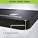 WORKPRO Extra Thick Kneeling Pad, Soft Foam Cushioning for Knee, Large Foam Kneeler Mat for Gardening, Bathing Baby, Workout Supplies, 17.5 x 11 x 1.5 in, Black