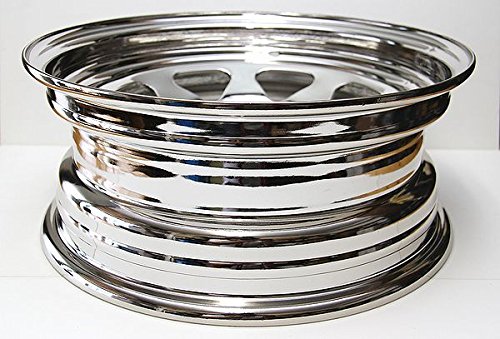 USA製 メッキ スチールホイール 鉄ホイール 14インチ 5穴 アメ車 激安 4本セット】メッキ スチールホイール 鉄ホイール 鉄チン