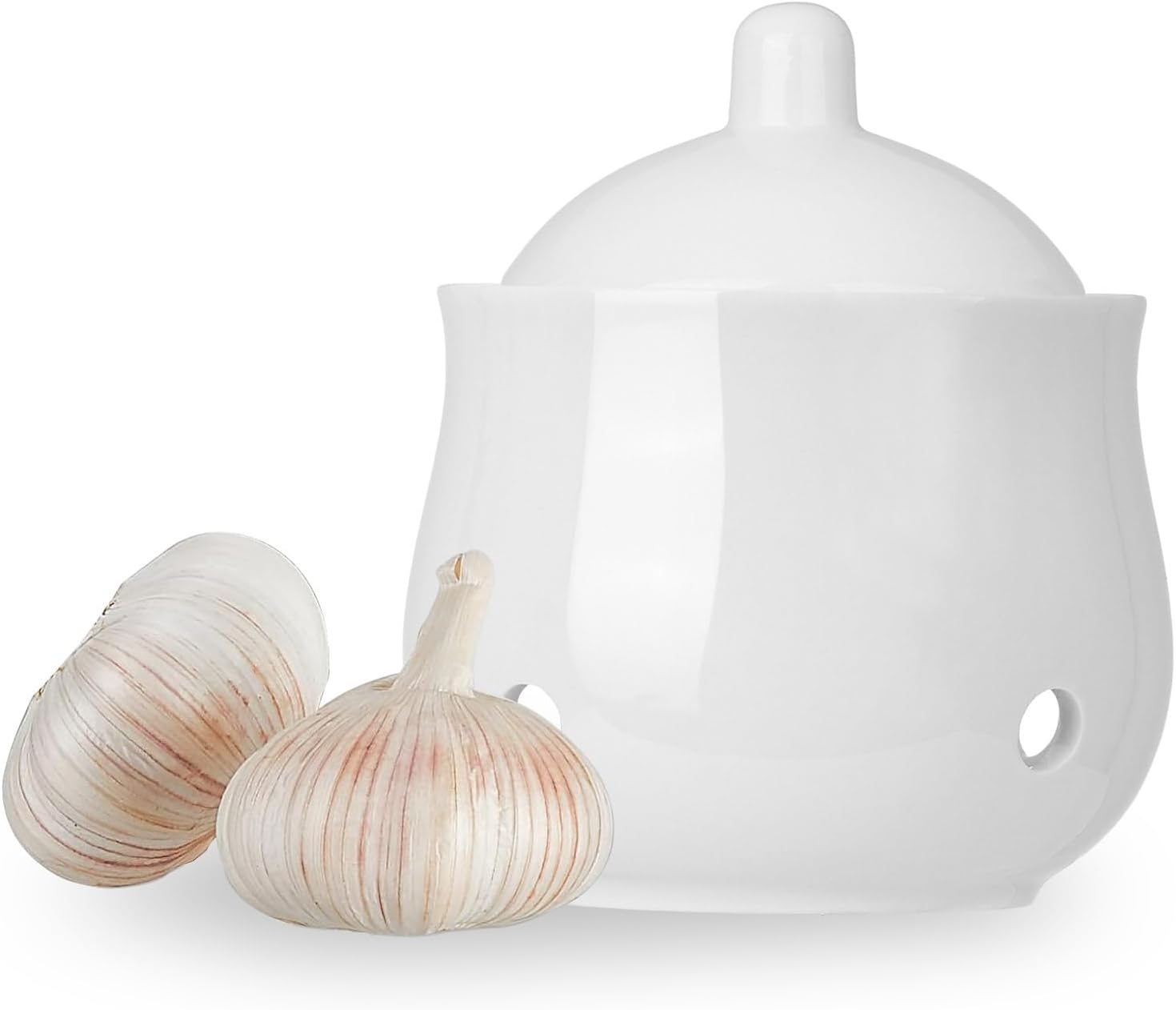 Garlic Keeper with Lid 12 OZ