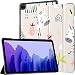 Produktbild Hülle für Samsung Galaxy Tab A7 10,4-Zoll-Tablet 2020 (sm-t500 / t505 / t507), Kinder Muster niedlichen Zebras Palm Mehrwinkel-Standabdeckung mit Auto Wake/Sleep
