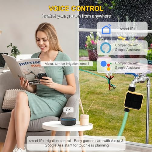 Ordinateur d'irrigation WiFi compatible Alexa pour stopper le gaspillage d'eau