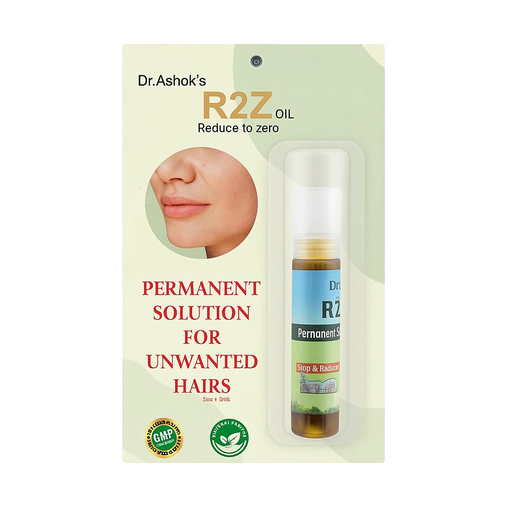 Hair Removal Oil – For Upper Lip, Chin & Cheeks - Reduces Unwanted Hair Growth - 10ml [Pack of 2]-image-7
