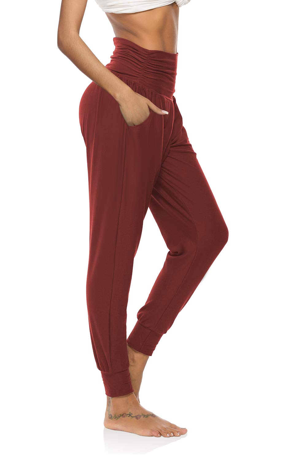 DIBAOLONG Womens Yoga Sweatpants Loose Workout Joggers Pants Comfy Lounge Pants with Pockets