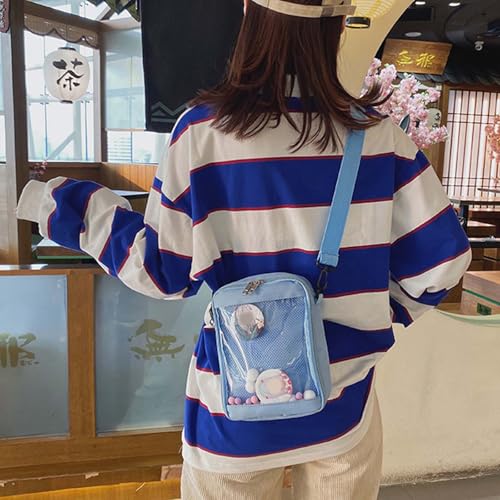 Kawaii Small square bag ita bag Pin Display Ita Bag fashion Shoulder Bag for Women4