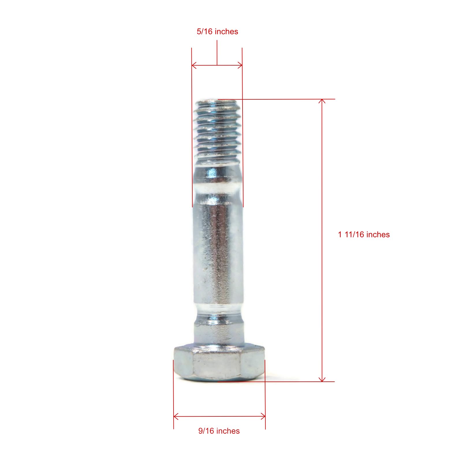 The ROP Shop (10) Pasadores y pernos de corte para MTD Cub Cadet Troy-Bilt 710-0890 710-0890A 910-0890A
