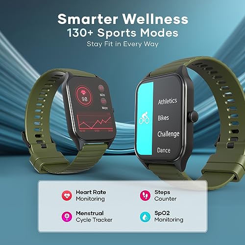 Image of Wings Prime Smartwatch with 1.96 inch HD IPS Display and 60Hz Refresh Rate, Digital Smartwatch with Single Chip BT Calling, Upto 7 Days of Battery.