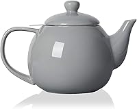 Vista 27 de Sweejar Tetera de porcelana con infusor de acero inoxidable extraíble, apto para microondas y lavavajillas, para té suelto, infusor de té para Negro