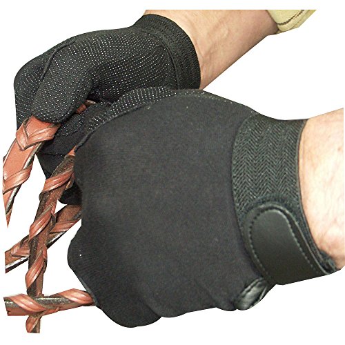 Intrepid International Baumwolle Pickel Reithandschuhe, Damen, schwarz Cover