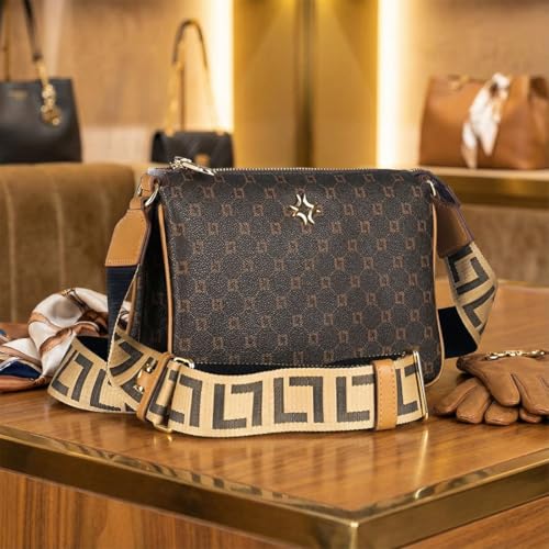 Bolsa Luz da Lua Tiracolo Pequena Monograma