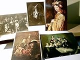  Kunst. Alte Meister. Rembrandt van Rijn. 5 x Alte Ansichtskarte / Künstlerkarte farbig u. s/w, ungel. u. gel. ca 20 - 70ger Jahre. 1x dat. 1945.