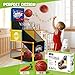 LovesTown Arcade Basketball Game Set with 4 Balls, Indoor Basketball Hoop for Kids 3 to 12 Years, Outdoor Sport Play Carnival Games Sport Toys Gifts for Boys Girls, Ideal for Competition, Toddler Toys