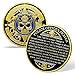 Police Challenge Coin Police's Officer Prayer Thin Blue Line Police Skull Law Enforcement Coins God Bless The Police k9 Thank You for Your Service Coin Appreciation Gifts for Police Officer