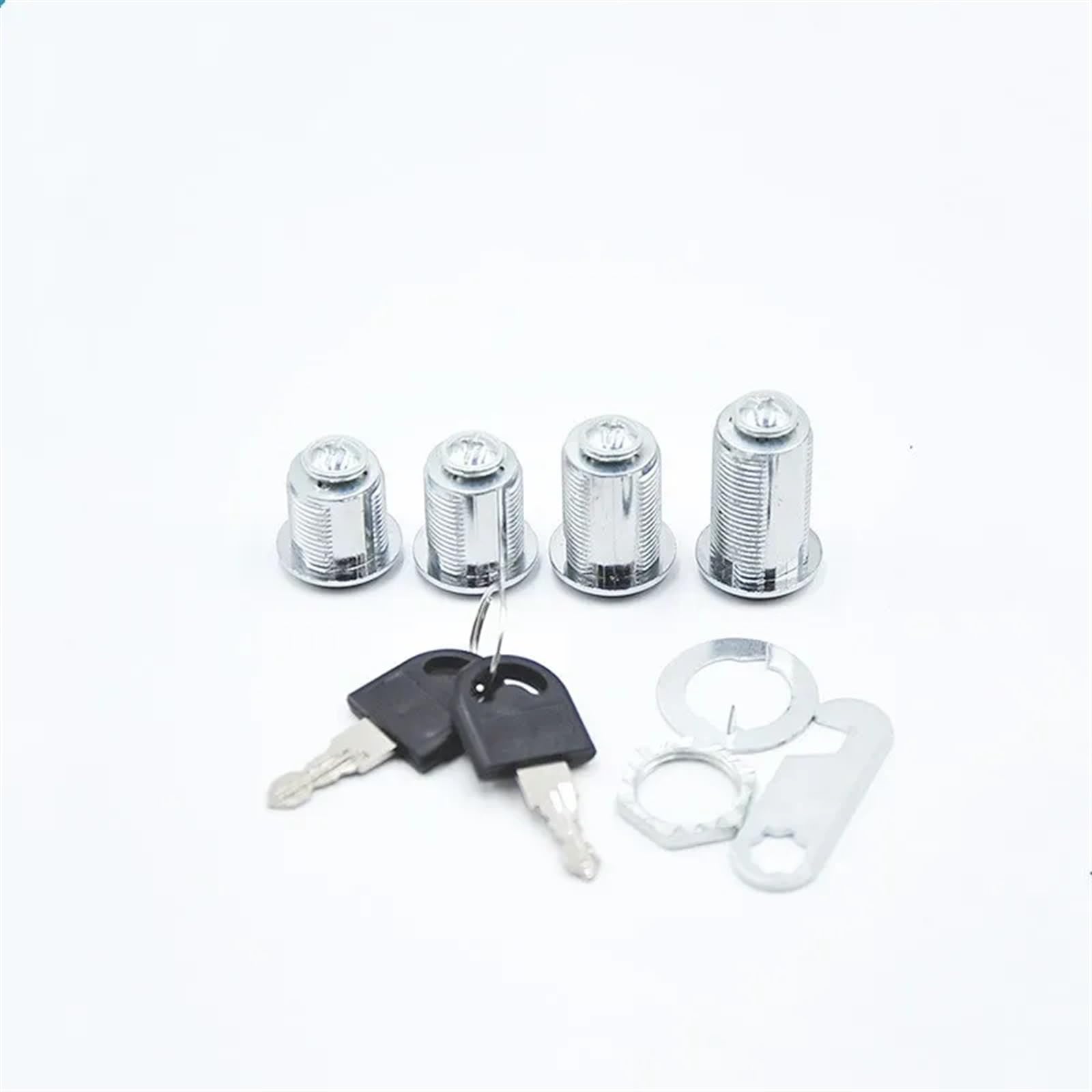 Zamki do szuflad z 2 kluczami, okucia meblowe, zamek do szafki na drzwi, do biura, skrzynki na listy, zamki krzywkowe 16 mm, 20 mm, 25 mm, 30 mm, 1 szt. (25 mm)