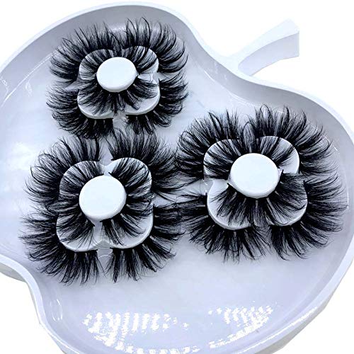 Hbzgtlad 9 Pairs Natural Long False Eyelashes 25Mm 5D Mink Eyelashes Thick Full Strip Lashes Luxury Makeup Dramatic Lashes 3D Mink Lashes (Kd-333) #TOP1