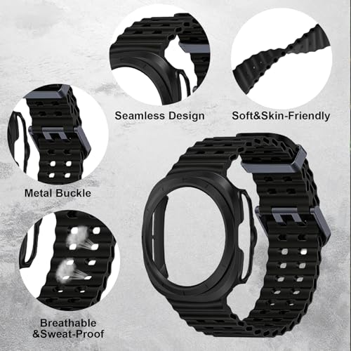 2Pack Watch Bands&Screen Protector for Samsung Galaxy Watch Ultra Band 47mm by QUANFUN - Used condition - Image 7