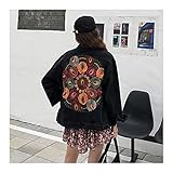 【All-Match】: Jeansjacke ist ein zeitloses Modeelement, das perfekt zu einfarbigen T-Shirts, Hemden und Freizeithosen kombiniert werden kann. Diese Jeansjacke ist ein Must-Have für die Garderobe.