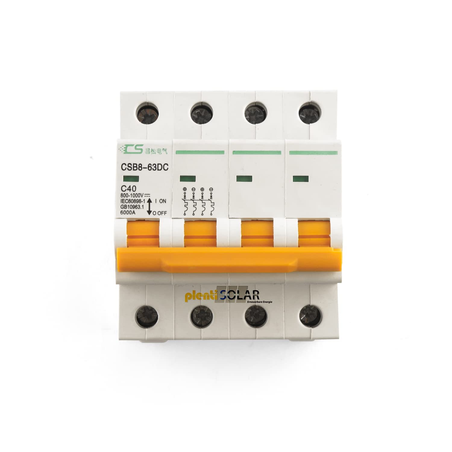 DC LS Schalter Sicherungsautomat Leitungsschutzschalter DC 1000V 4P 63A