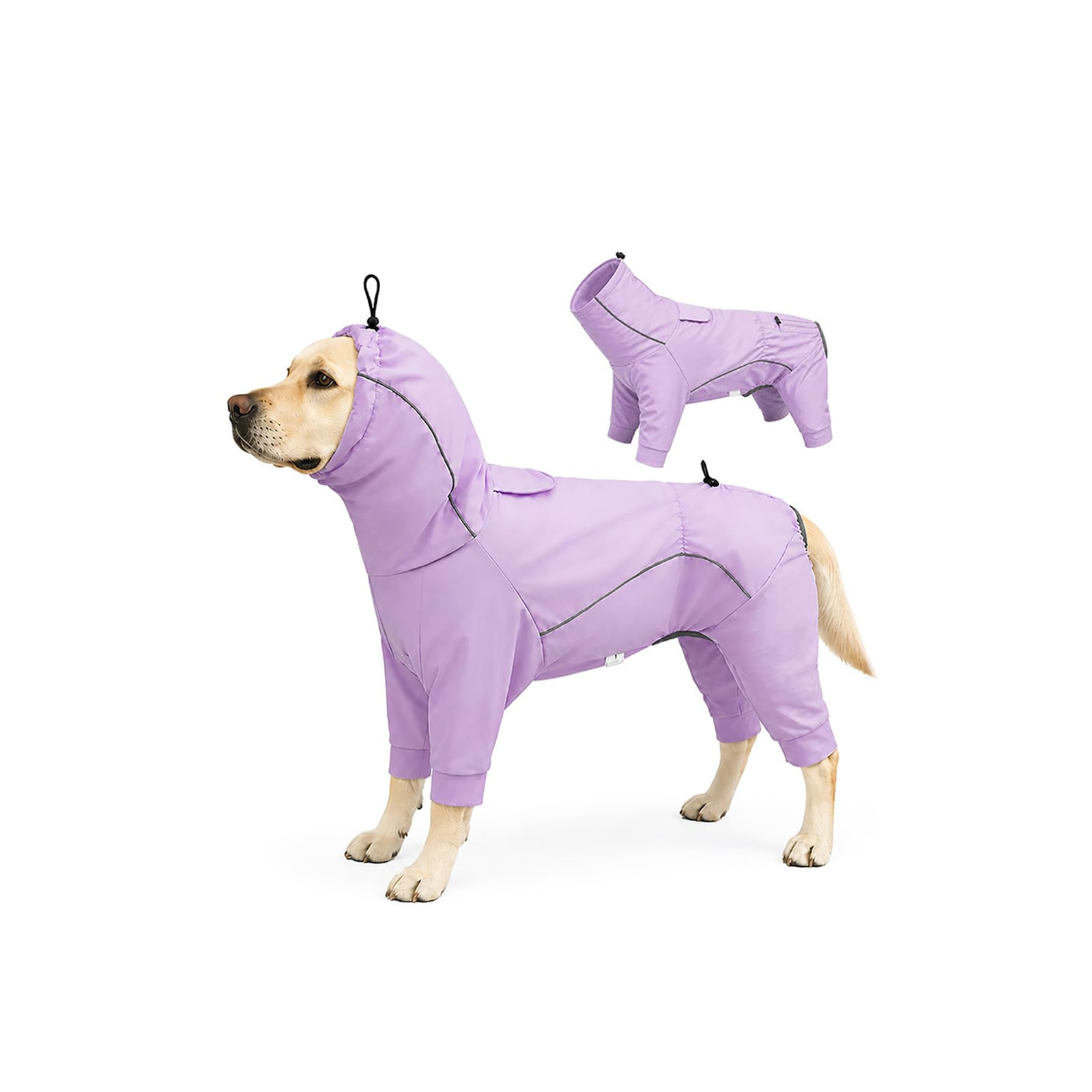 Btgghytr Dog Cooling Vest with Reflective Stripes for Outdoor, Purple XS