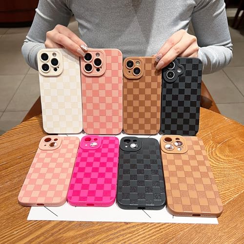 YUMUPIFE Plaid Pattern Phone Case,for iPhone 14 Pro Max(6.7”) Brown by YUMUPIFE - Used condition - Image 8