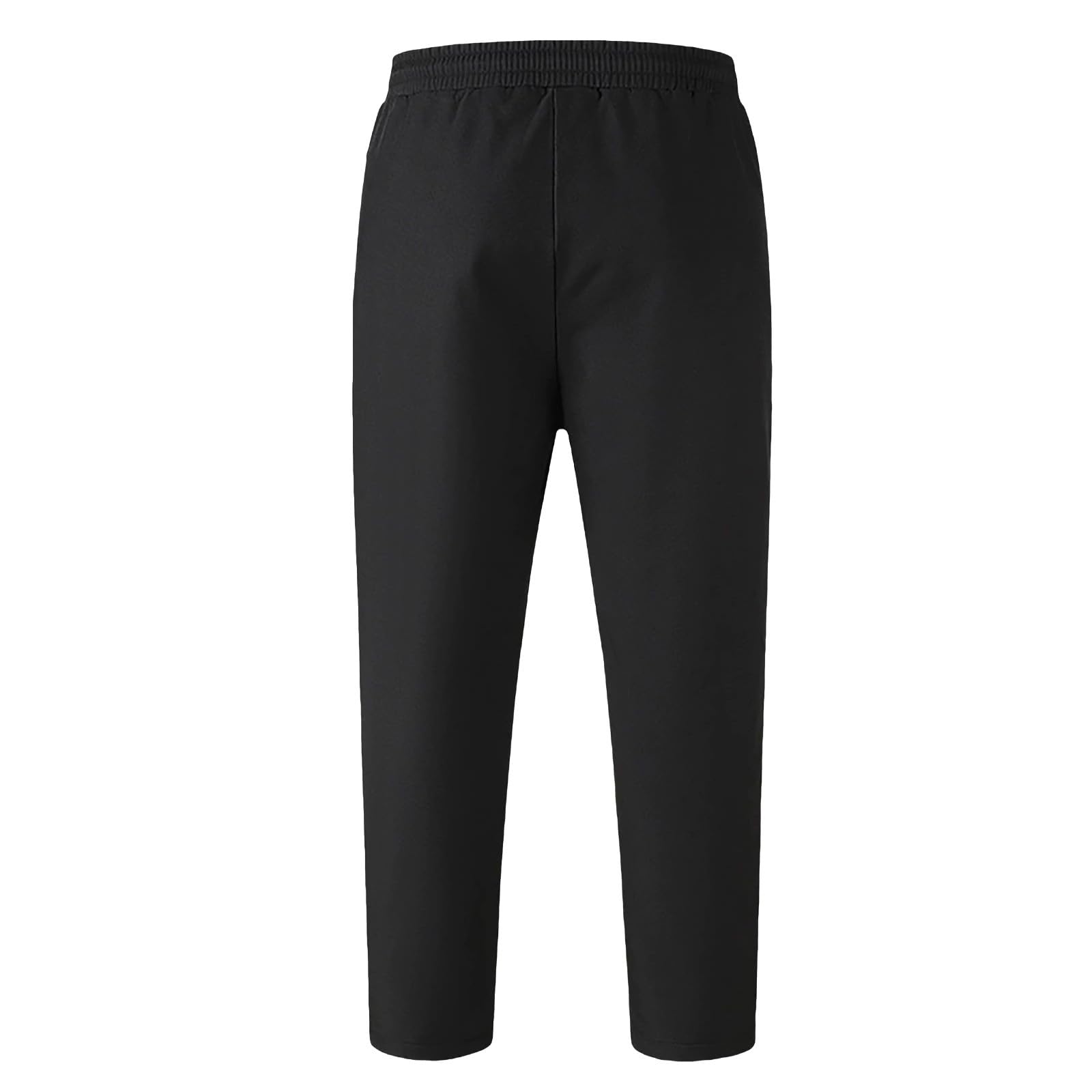 Herren-Hose, warm, Fleece, gefüttert, beheizte Hose, Kordelzug, elastischer Bund, winddicht, Jogginghose, warm, schwer, Softshell-Hose, bequem, zum Wandern, Schnee, Skifahren, Wandern, warm, gemütlich