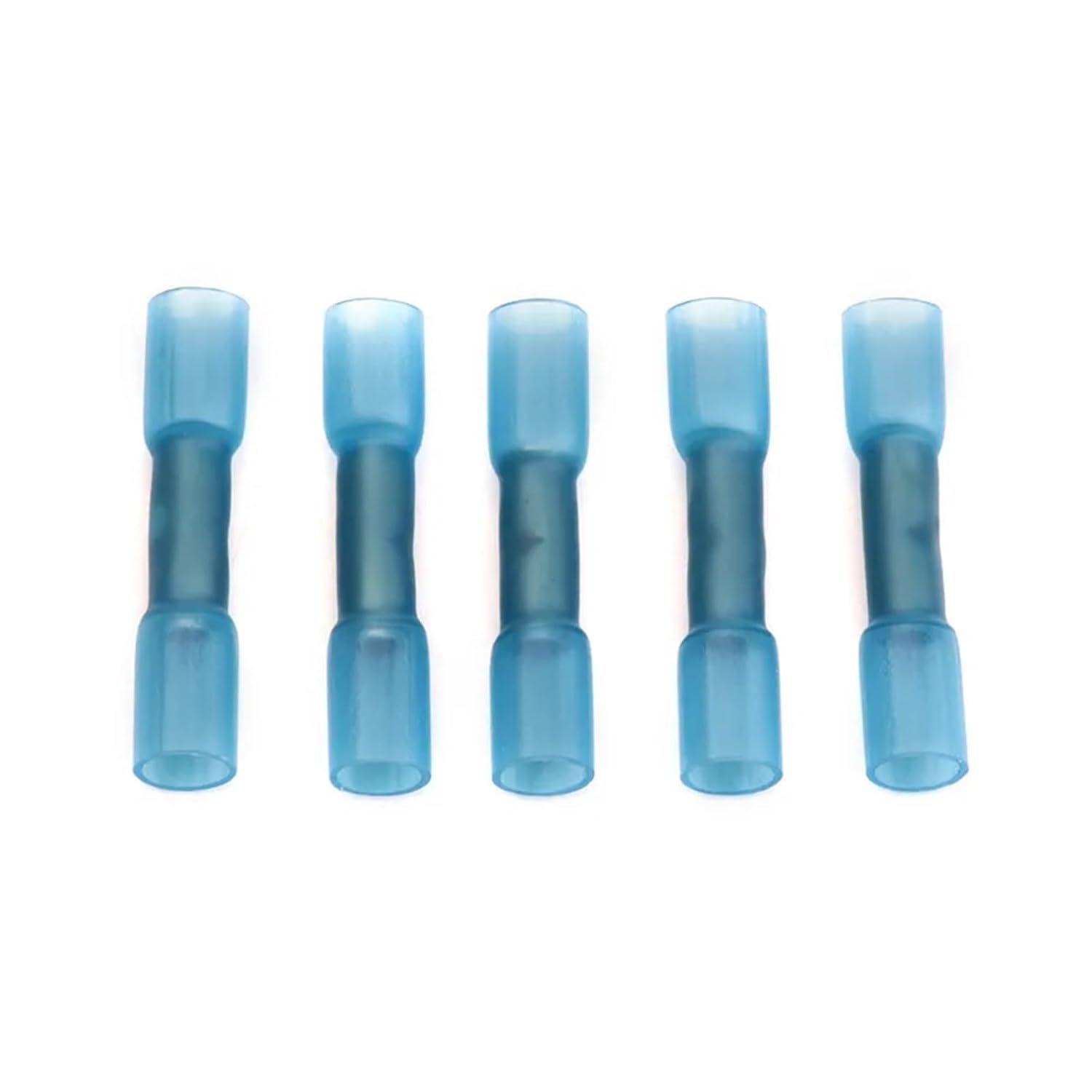 Cable Ends Terminals Connectors, 50-Pack Waterproof Heat Shrink Butt Connector Electrical Butt Wire Automotive Accessories Crimp Cable Terminal Insulated AWG 16-14 Kit