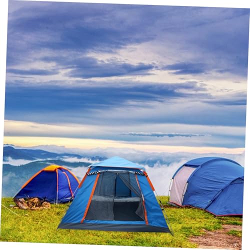 Carpa plegable para camping LIOOBO 2 personas azul miniatura 4