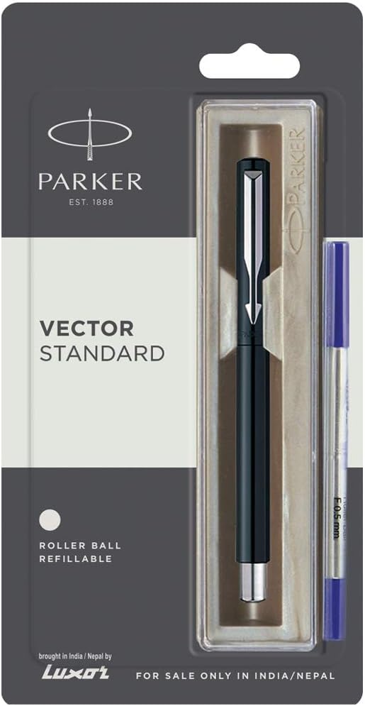 Parker Vector Standard Ct Roller Ball Pen, Black