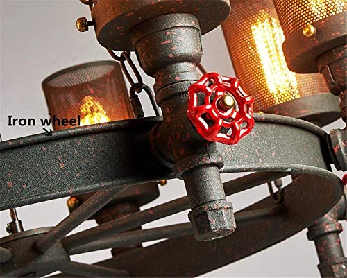 ZHENYUE Chandeliers ® Vintage Industrial Pendant Ceiling Light Steampunk Retro LOFT Creative Metal Water Pipe Chandelier 6 Lights Living Room Bedroom Bar Cafe Restaurant Decoration Lighting Chandelier steampunk buy now online ZHENYUE Chandeliers ® Vintage Industrial Pendant Ceiling Light Steampunk Retro LOFT Creative Metal Water Pipe Chandelier 6 Lights Living Room Bedroom Bar Cafe Restaurant Decoration Lighting Chandelier steampunk buy now online