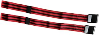 harayaa 2 Pieces Muscle Training Arm Bands Fitness Resistance Band Arm Elastic Stretch Belt Portable Workout Running Pull Ups Strength Training Bands