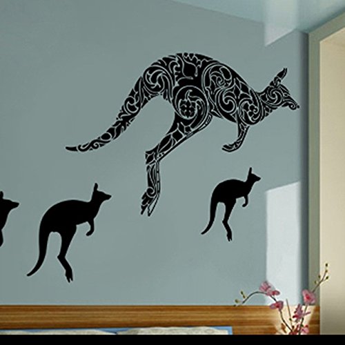 Wall Stickers on The Wall DIY Kangaroo Art Decal Romantic WallSticker