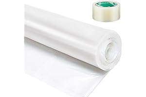 10 x 26 ft Premium Greenhouse Plastic Film for Greenhouse or Hoop House
