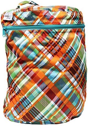 Kanga Care Wet Bag Seam Sealed Waterproof 3D Dimensional for Baby Cloth Diapers, Travel, Beach, Pool, Gym, Swim | Quinn