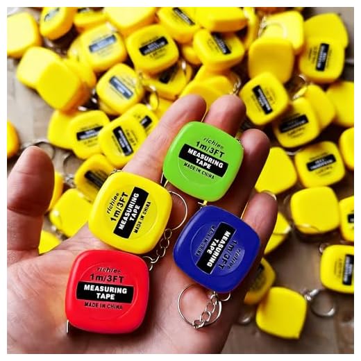 4 PCS Keychain Tape Measure, Mini Tape Measure, Suitable for Daily Use, Party, Gifts
