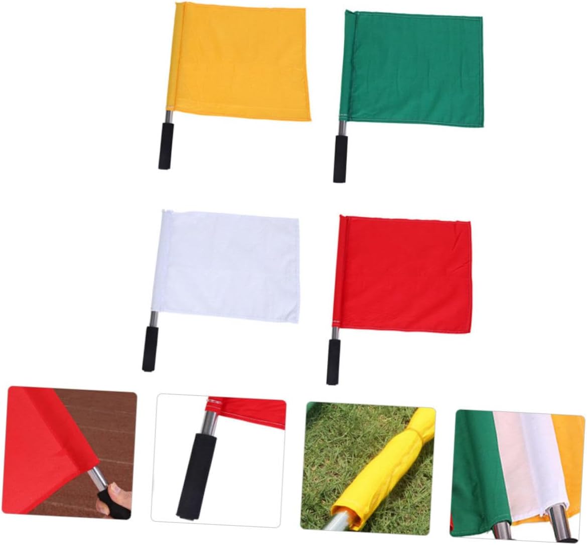8 pcs hand waving flag flag mini soccer ball mini volleyball mini football red flags for volleyball mini Racing Flag line judge flags hand-cranked flag Signal Flags sports/2360