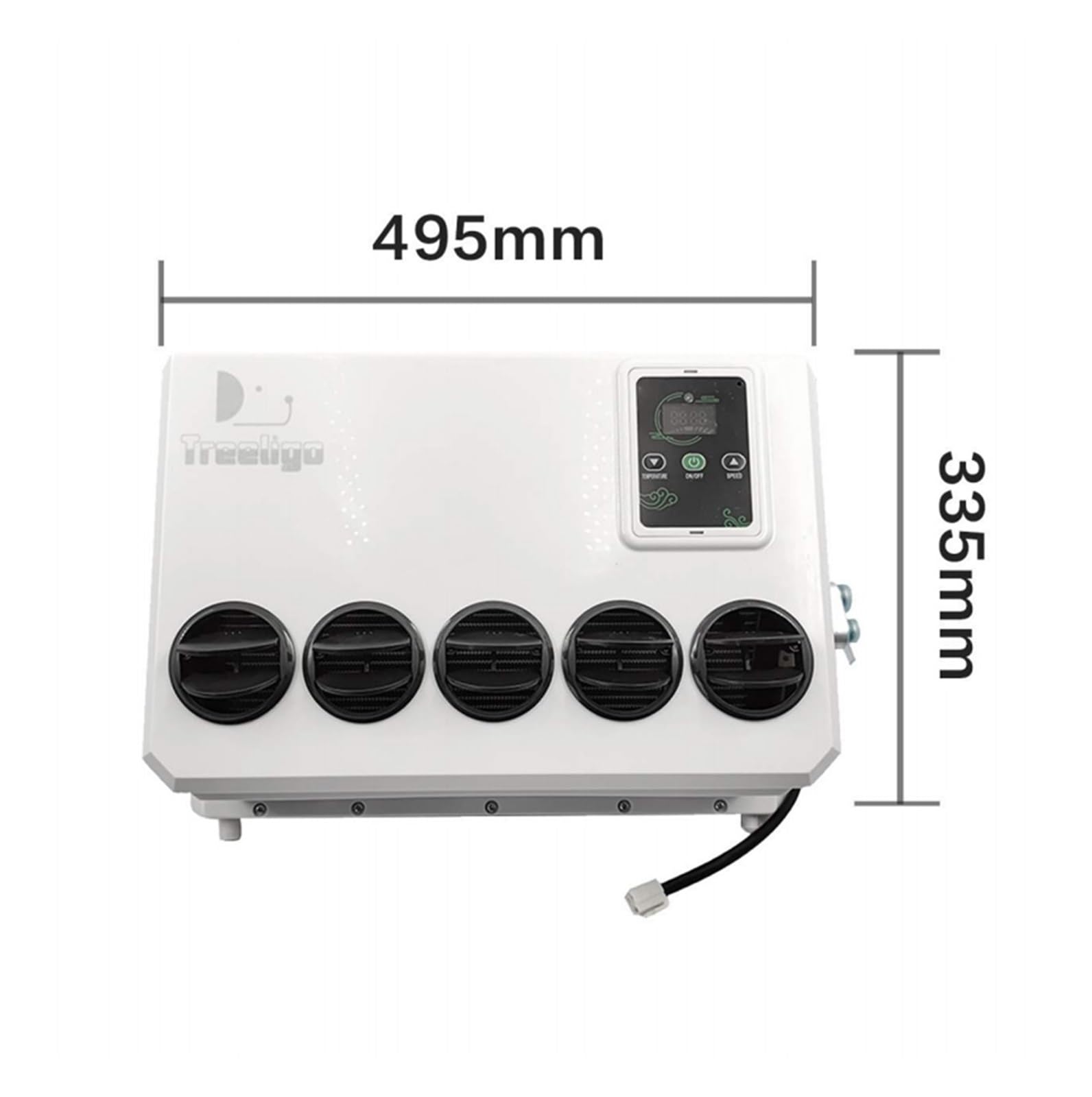 Aire Acondicionado, Aire Acondicionado Dividido Para Camión, Coche Eléctrico, De Estacionamiento 12V Y 24V Para Camper, Tractor, RV, Amplia Compatibilidad,Para Caravana, Camionetas,Viento frio(24v)