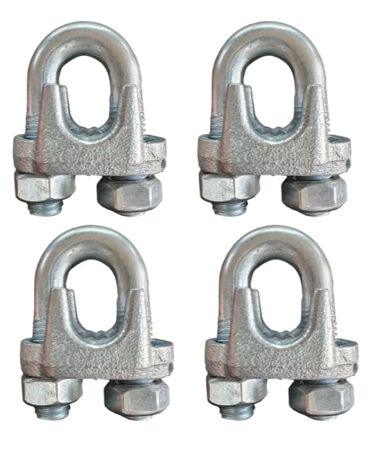 See full amazon price history chart for CBPRO A Type Heavy Wire Rope Clamps (Pack Of 4, 12 MM) CBPRO A Type Heavy Wire Rope Clamps (Pack Of 4, 12 MM) (B0D35VN9LL) Amazon Price History, Amazon Price Tracker