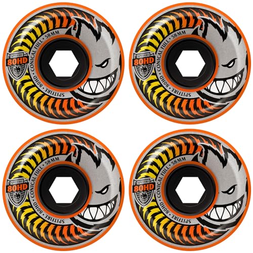 Spitfire 80HD CONICAL FULL FADE ORANGE 58mm (�\�t�g�E�B�[��) �X�P�[�g�{�[�h�E�B�[��